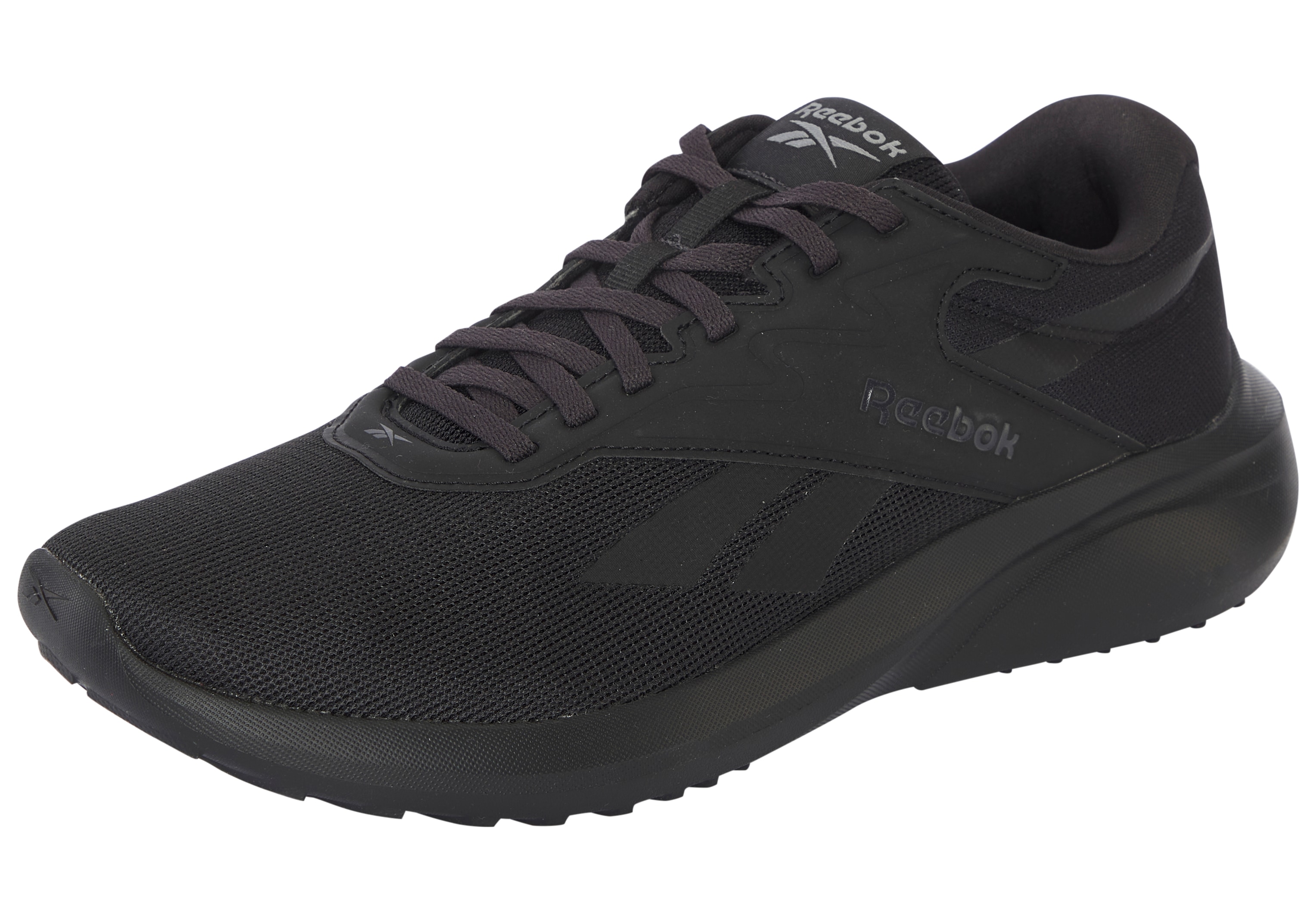 Laufschuh REEBOK "REEBOK LITE 5", Herren, Gr. 41, washed schwarz, schwarz, Synthetik, Textil, Schuhe Laufschuh
