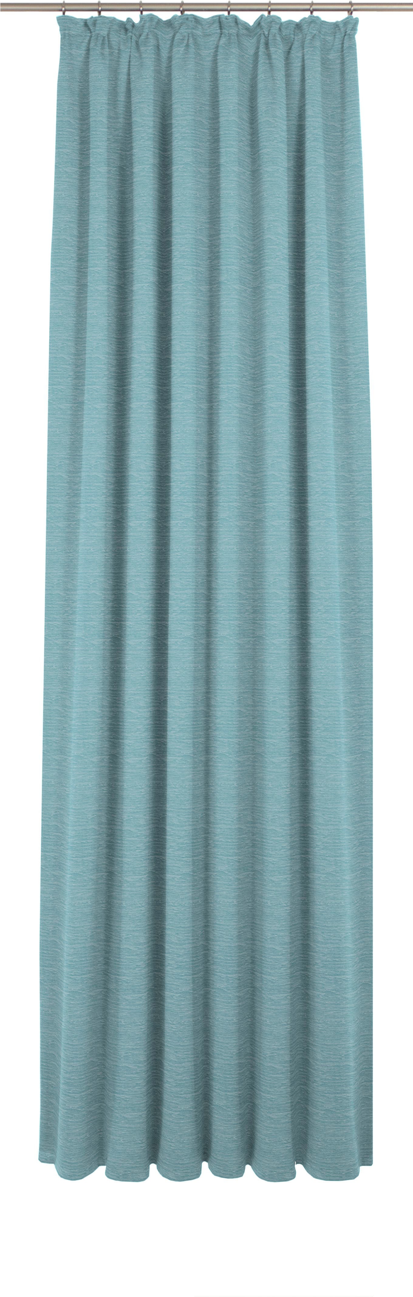Vorhang WIRTH "Trondheim B", blau (hellblau), B:132cm H:275cm, Polyacryl, Gardinen, nach Maß Image