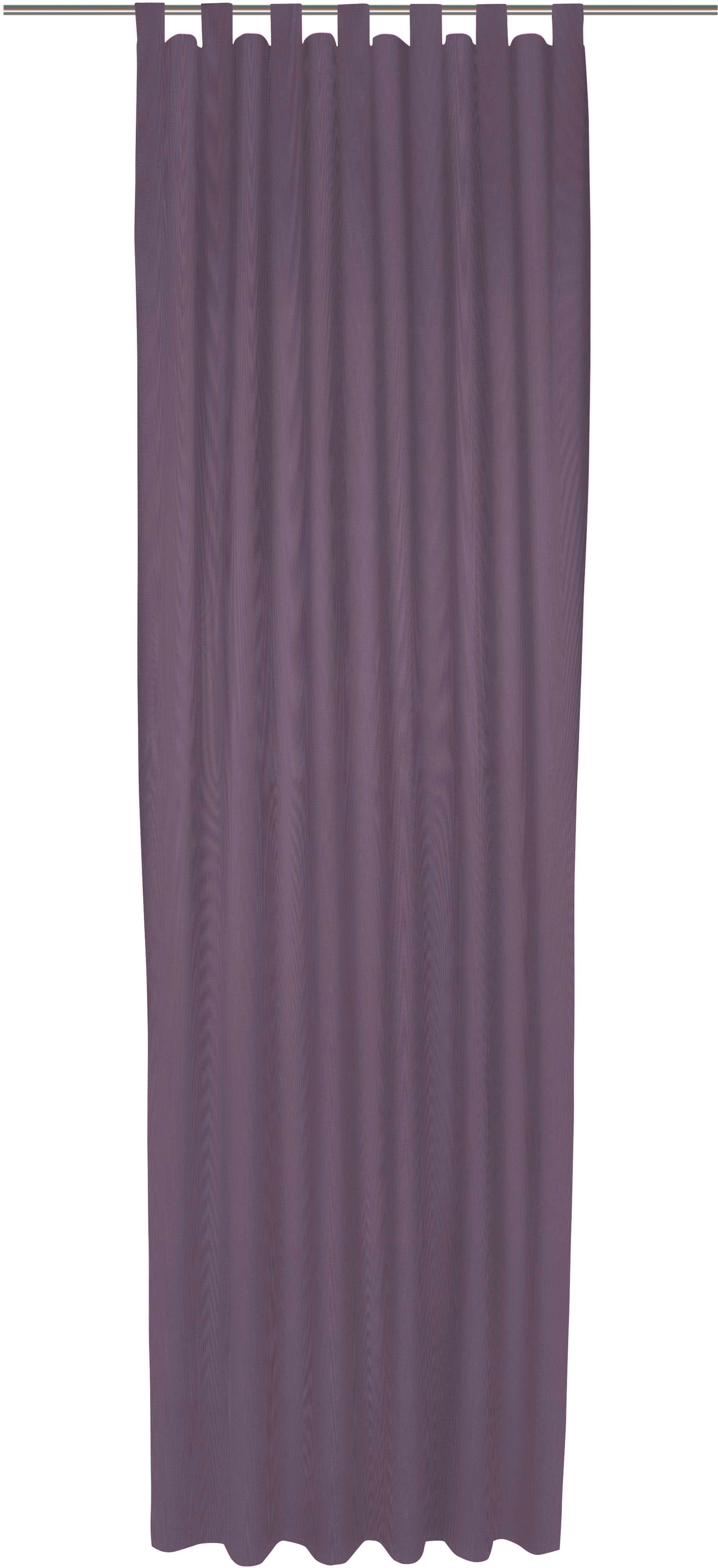 Vorhang ADAM "Uni Collection", lila (aubergine), B:142cm H:195cm, Baumwolle (Bio-Baumwolle), Gardinen, Blickdichter aus 100% Bio-Baumwolle Image