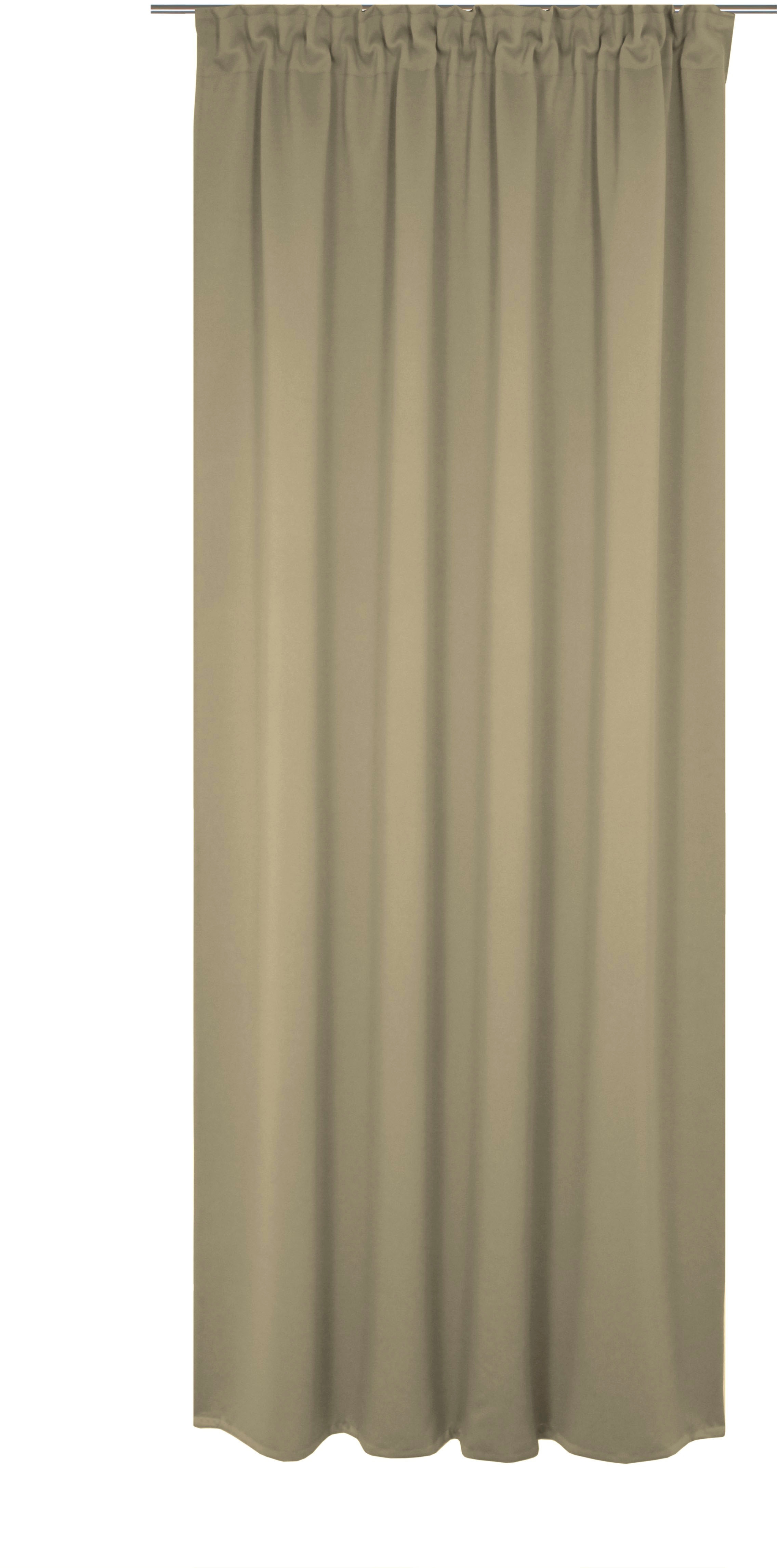 Vorhang WIRTH "Newbury", braun (schlamm), B:130cm H:155cm, Baumwolle, Polyester, Gardinen, nach Maß Image