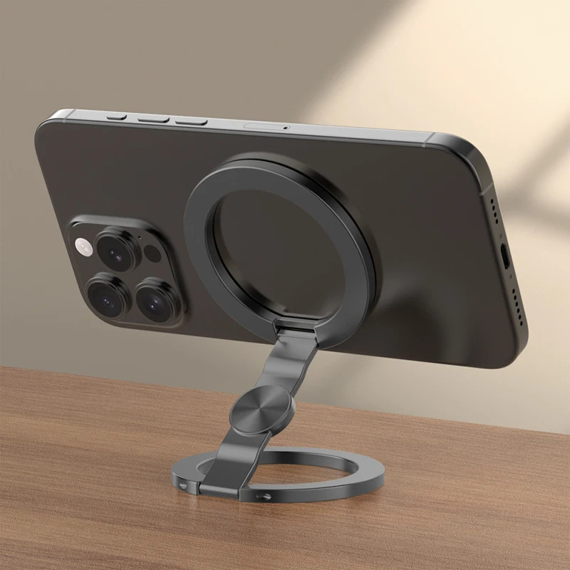 Support de téléphone magnétique pliable Double face pour tapis roulant de gymnastique Magsafe support de voiture pliant universel support magnétique pour Smartphone