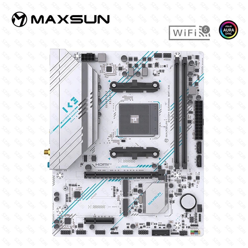 B550 Motherboard CPU Combo AM4 Gaming Set mit RYZEN 5000 Serie DDR4 3200 MHz Onboard WIFI5 Unterstützung 2*M2 NVME 2*SATA3.0 Image