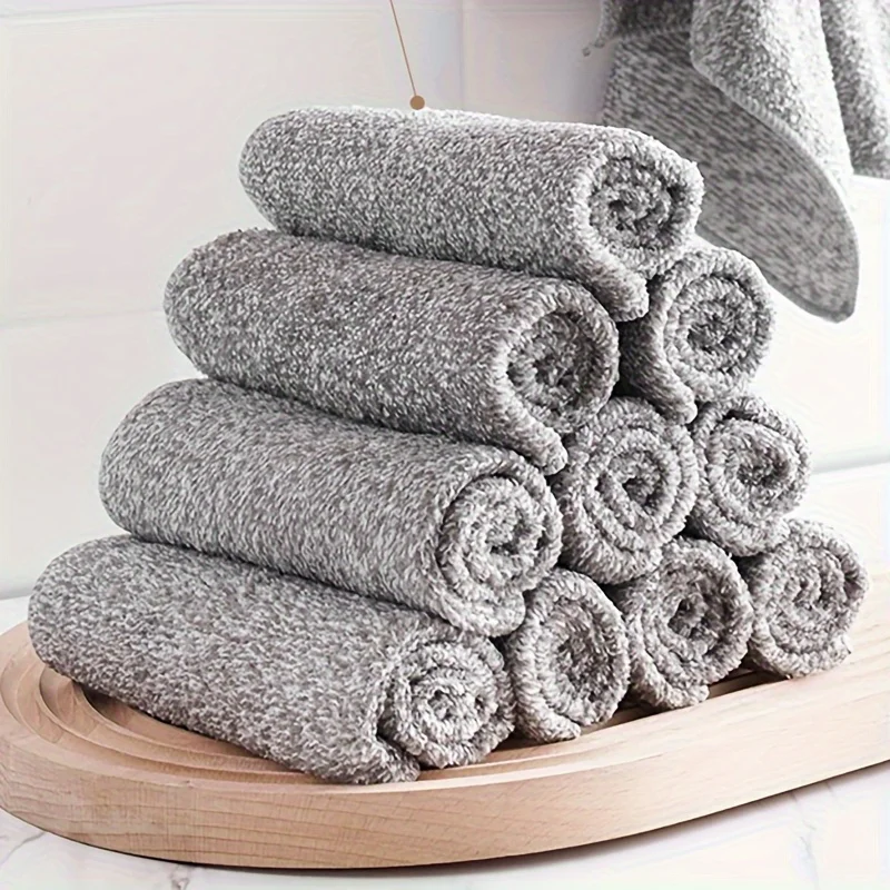 Kitchen Rag Dishcloth To Remove Oil and Water Absorbent Thick Cleaning Cloth Image