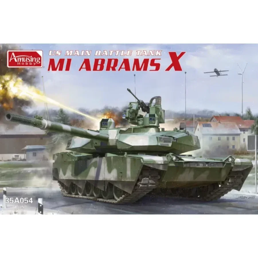 M1 Abrams X US Main Battle Tank - Tech Demonstrator Prototype Scale Model ornaments Kit Toys Amusing Hobby 1/35 Scale 35A054