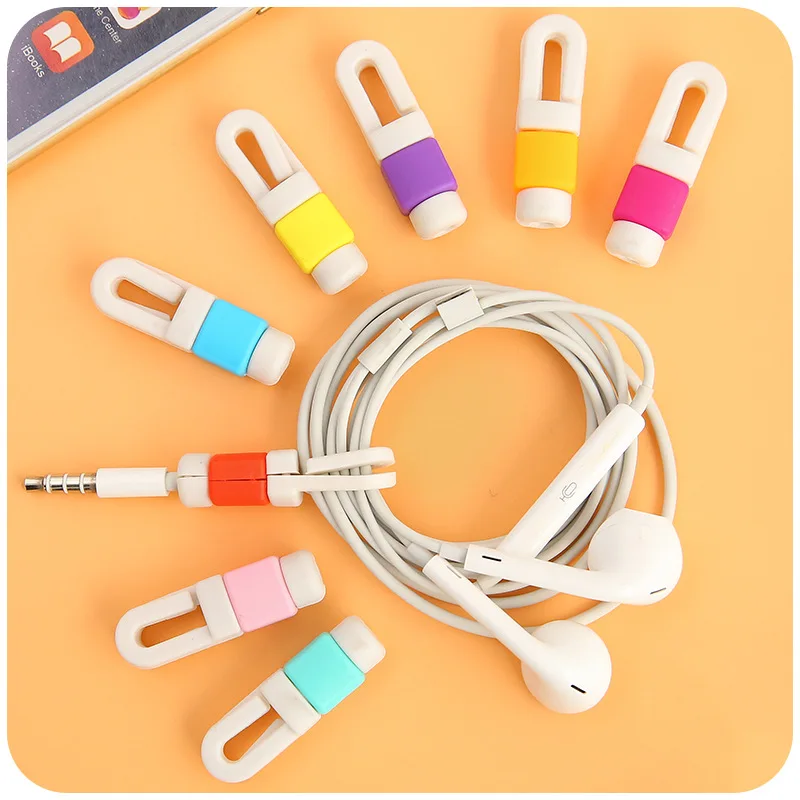 5/10 Pc Daten Kabel Schutz Abdeckung Kopfhörer Kabel Lagerung Wicklung Gerät Universal Anti Drop Schutz Abdeckung Für ladegerät Kabel Image