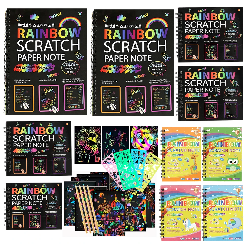 4-teiliges Regenbogen-Bastelset mit Holzstift, Eltern-Kind-Aktivitätsgeschenk für Kinder im Alter von 5–12 Jahren (nicht giftige Beschichtung) Image