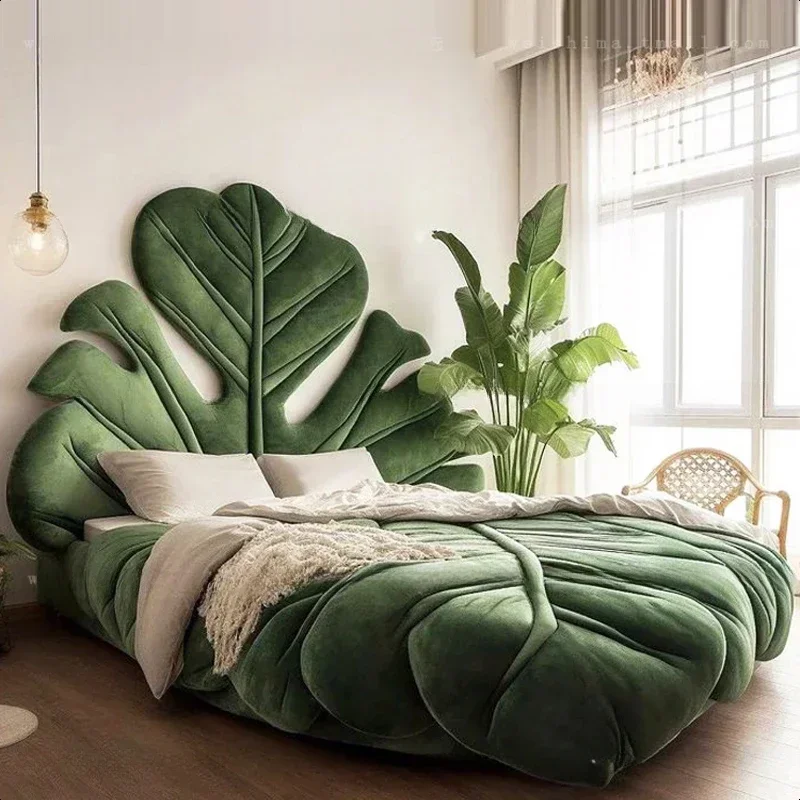 Haus Moderne Schlafzimmer Bett Samt Luxus Kopfteil Große Moderne Doppelbetten König Erwachsene Princesse Camas De Dormitorio Möbel Hause