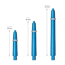Kings Dart Dart Schaft "Nylon", X-Short = 28 mm, Blau Image