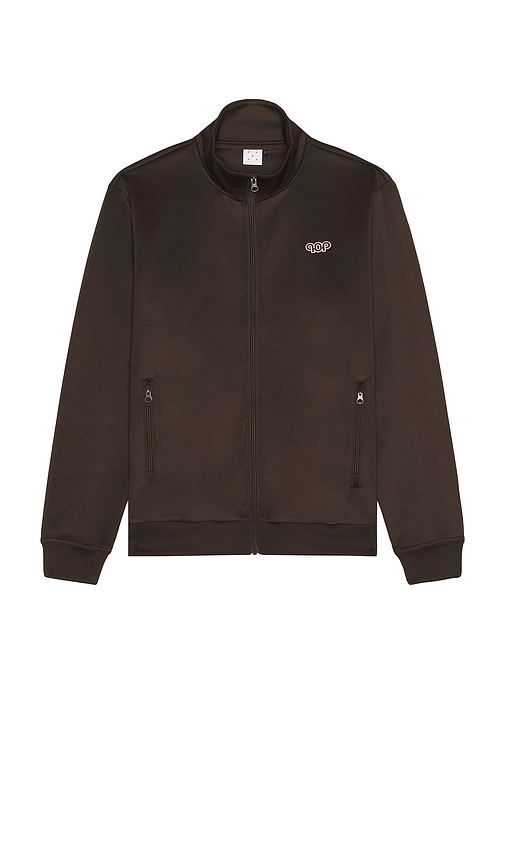 Pop Trading Company Pub Track Jacket in Brown. - size L (also in M, S, XL/1X)
