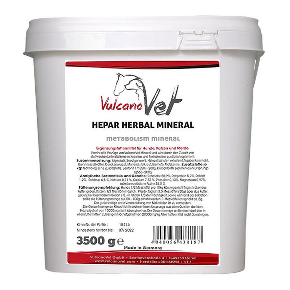 Vulcanovet HeparHerbal Mineral Pulver vet. 3,5 kg Image