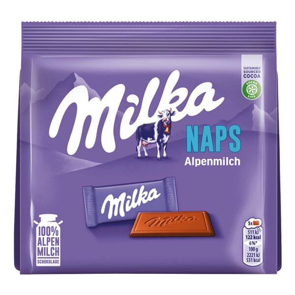 Milka 23er-Pack Mini-Schokoladentafeln »Naps Alpenmilch« 119 g Image