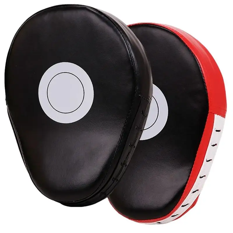 Boxing Hand Target Thickened Curved Boxing Pads Boxing Target Pads Fight Punching Bag PU Leather Punching Mitts for Boxing