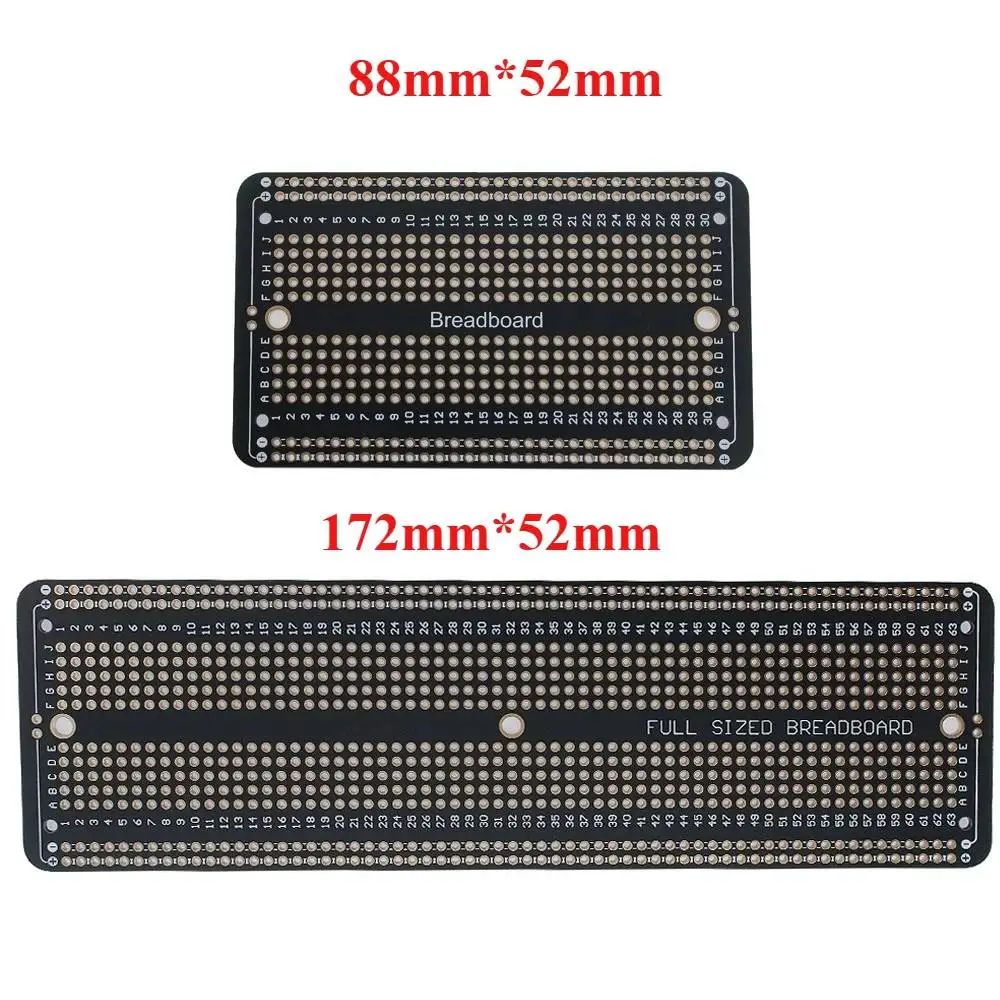 1Pc doppelseitige 5-Loch PCB Board Prototyp Board Standard Permanent Breadboard Solder PCB Board 172*52mm 88*52mm Für Arduino Image