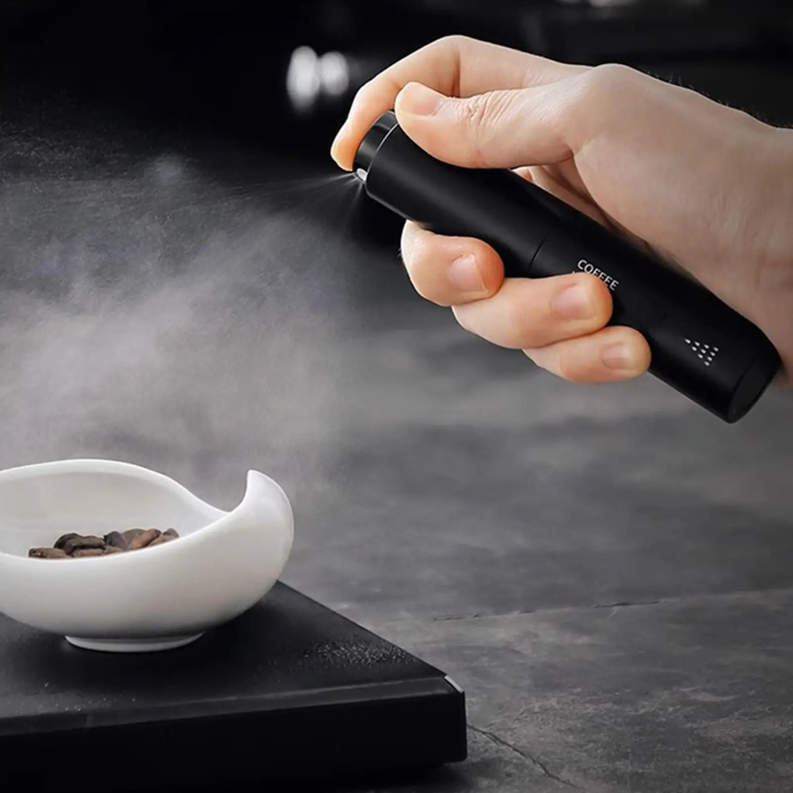 Kaffeebohnen, Dosierbecher, Tabletts und Spray, tragbarer Luftbefeuchter, Pulver, Anti-Fliegen- und statische Elektrizität, Espressomühle, Zubehör Image