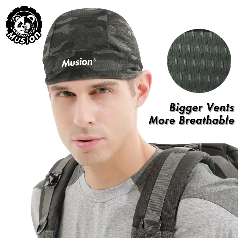 Musion Helmfutter Sportmütze Sweatshirt Trockenlauf Fahrrad Motorrad Futter Hut Image