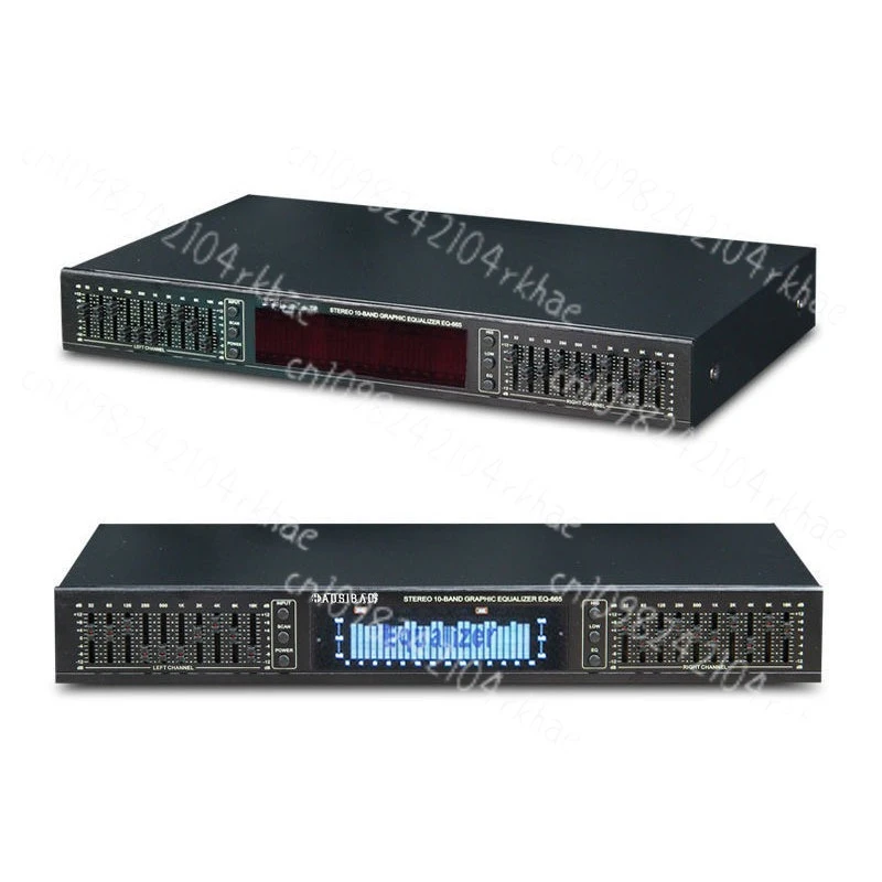 EQ665 Equalizer Home EQ Equalizer Dual 10-BAND Stereo Höhen Bass Regulierung mit Bluetooth Image