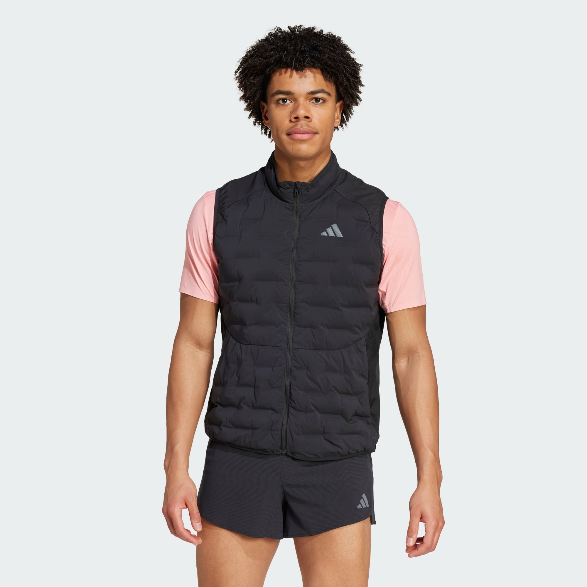 adidas Performance Mens Adizero Running Padded Vest - Black - Size X-large | adidas Performance Sale | Discount Designer Brands