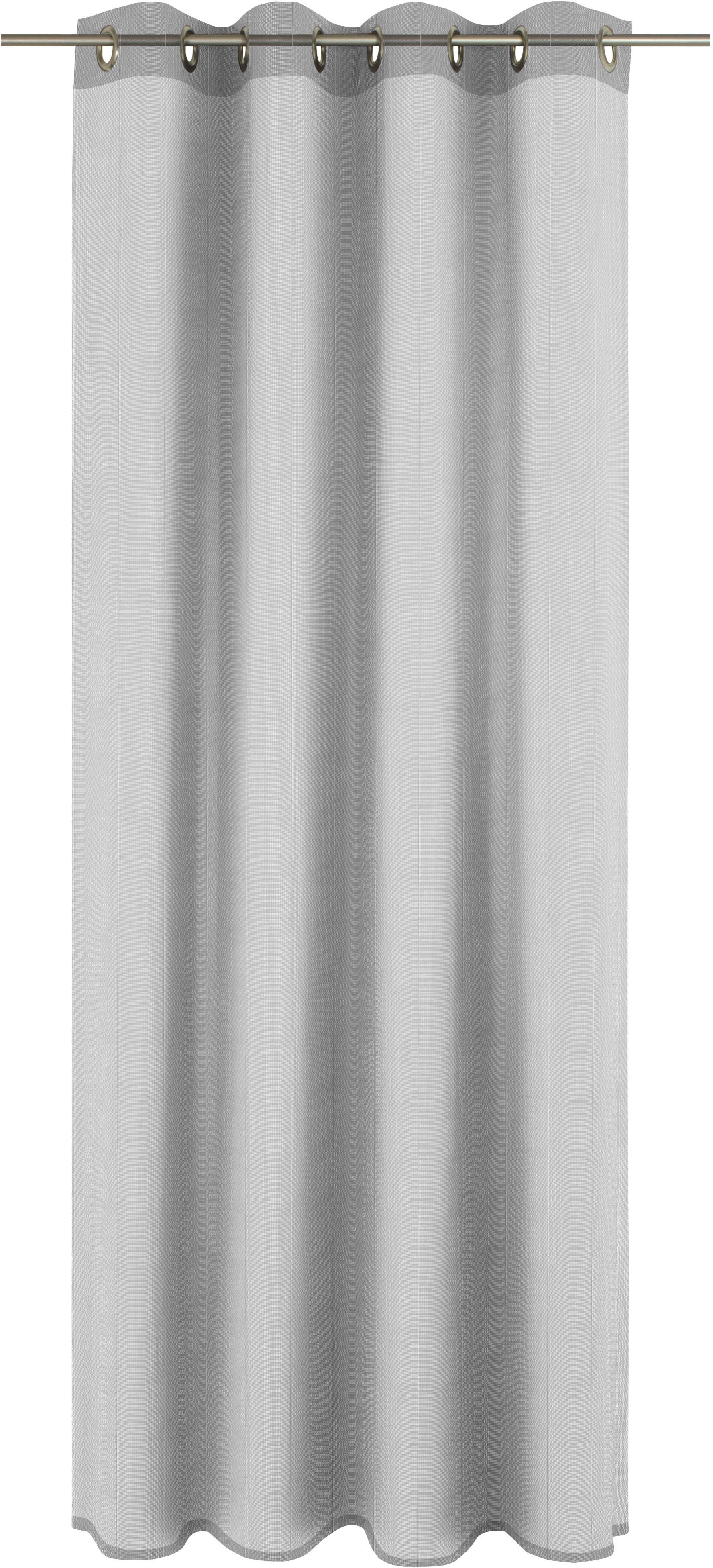 Gardine WIRTH "Chiara" Gr. 8, bunt (beige, grau), B:300cm H:245cm, Jacquard, Polyester, Gardinen Image