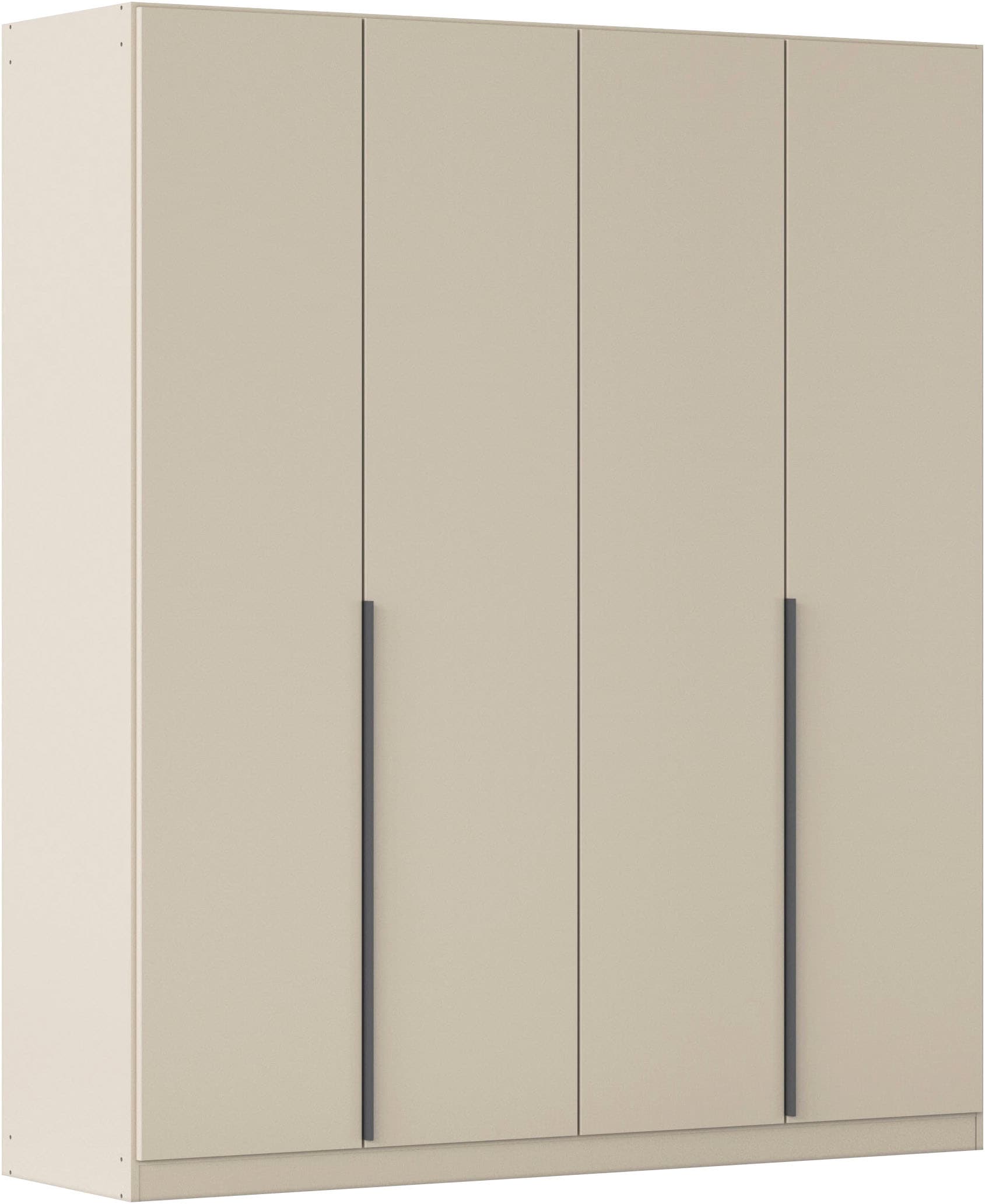 Drehtürenschrank RAUCH "Kleiderschrank Schrank Garderobe AGORDO TOPSELLER Schlafzimmer", beige (beige (champagner)), B:181cm H:210cm T:54cm, Holzwerkstoff, Schränke, durchdachte Innenausstattung, in 7 Breiten und 2 Höhen MADE IN GERMANY, Topseller Image