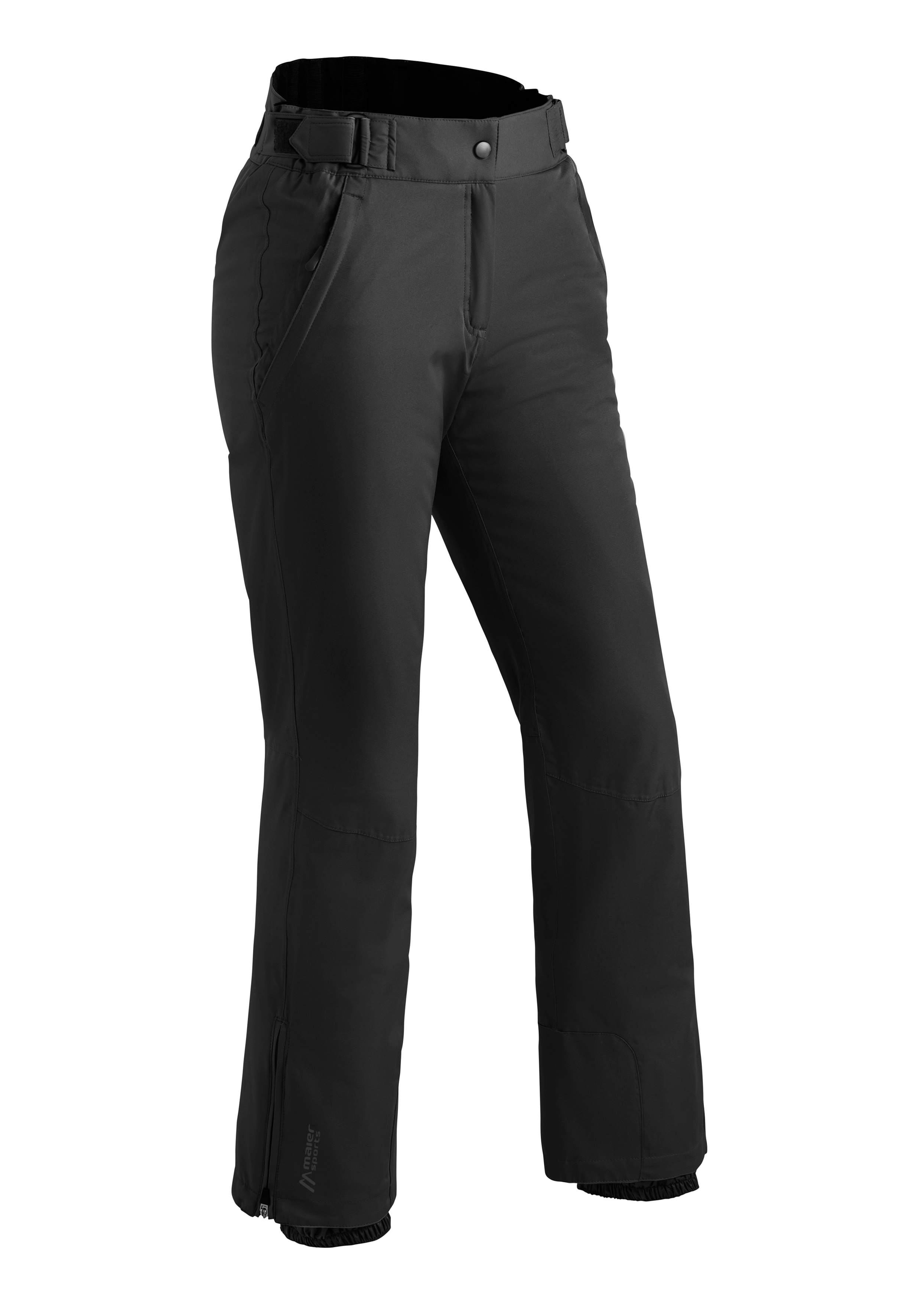 Skihose MAIER SPORTS "STEFF", Damen, Gr. 36, Normalgrößen, schwarz, 100% POLYESTER, Hosen, Damen Schneehose atmungsaktiv und wasserdicht Regular Fit Image