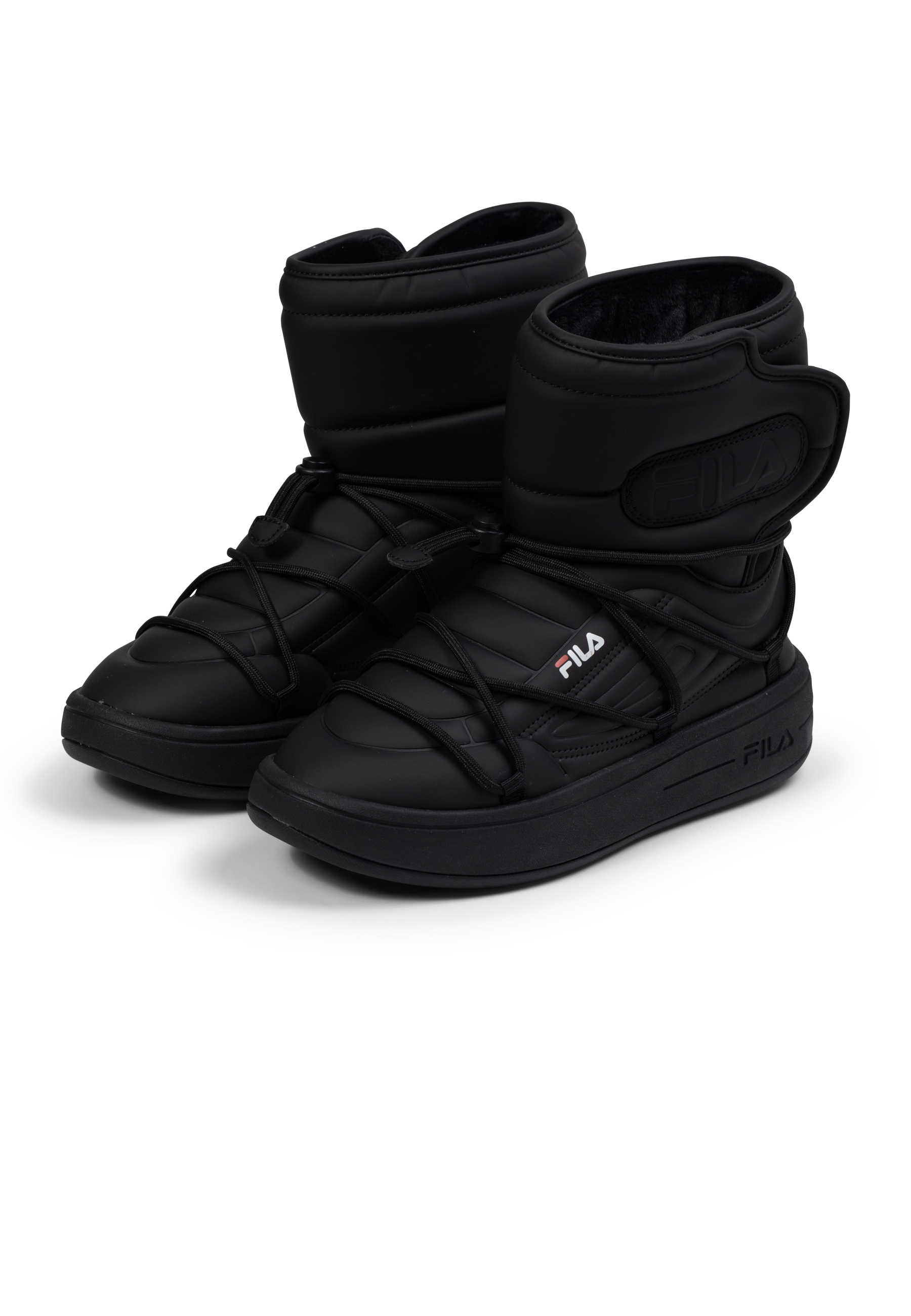 Winterboots FILA "SUPERBUBBLE BOOT wmn", Damen, Gr. 41, schwarz, Synthetik, Schuhe Winterboots, Winterstiefel, Winterschuhe, Schlupfboots, Snowboots, gefüttert