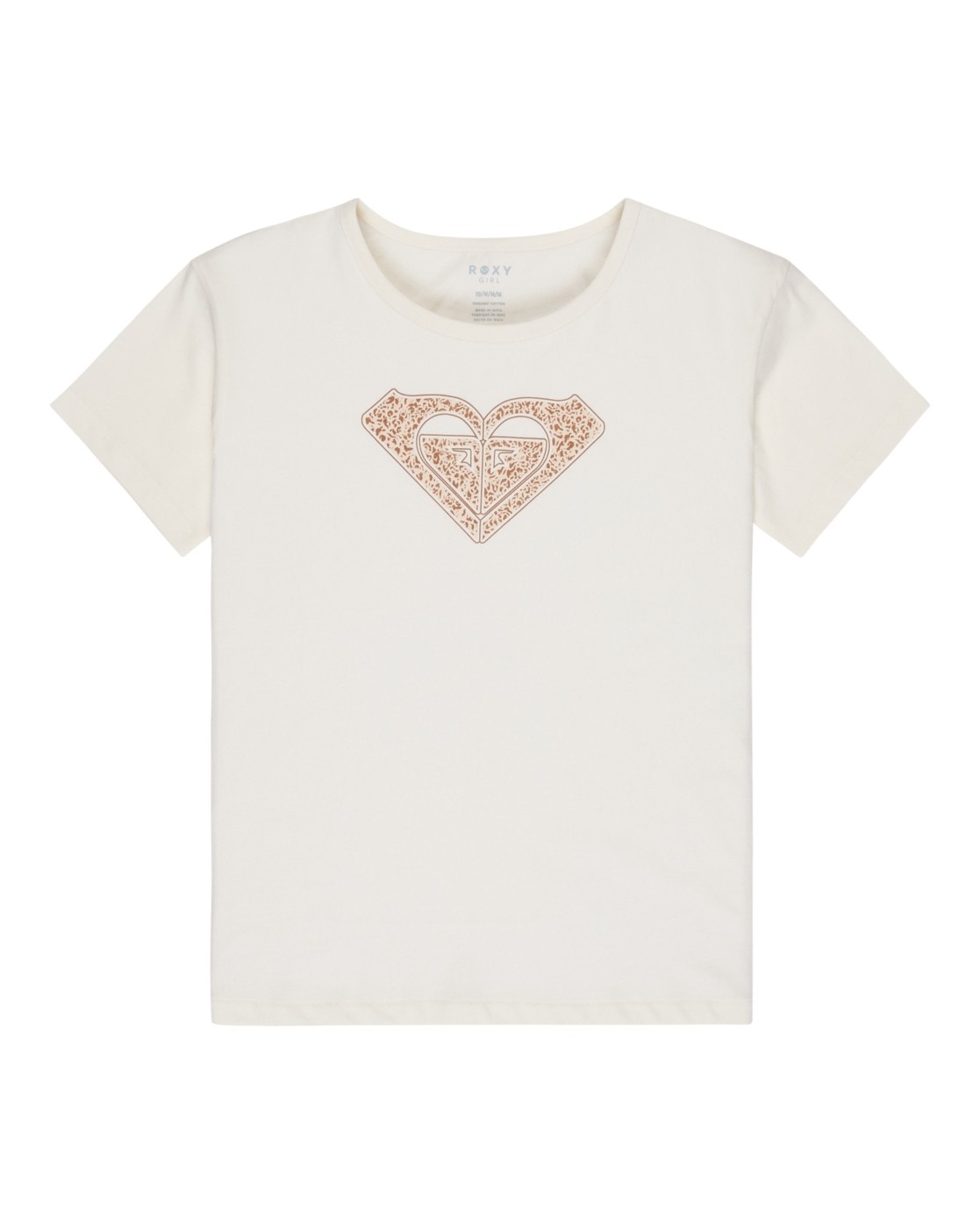 T-Shirt ROXY "Night", Kinder, Gr. 14(155-164cm), egret heart, 100% Baumwolle, Shirts Image
