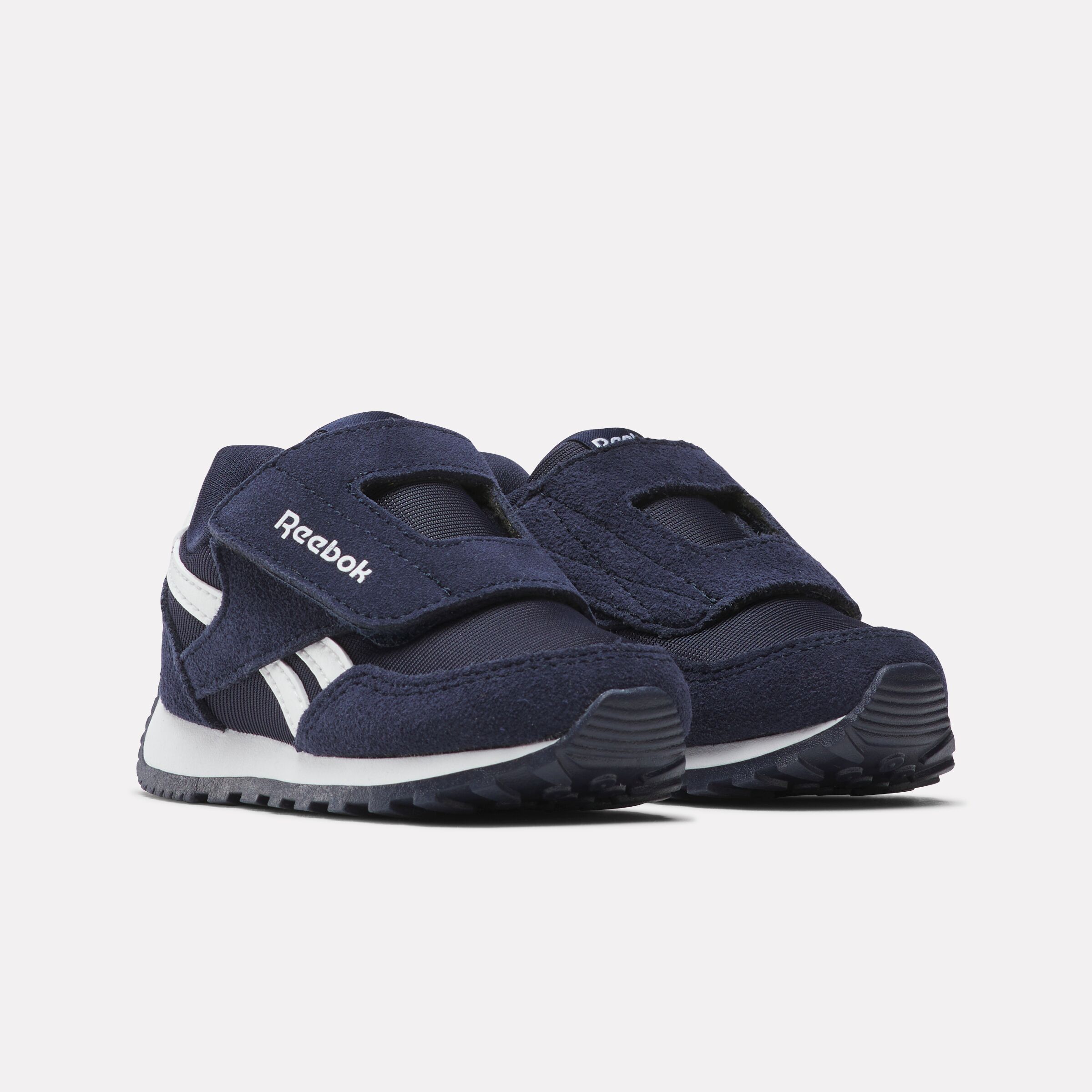 Sneaker REEBOK CLASSIC "REEBOK GLIDE LOW HOOK & LOOP", Mädchen, Gr. 21, vectornavy, vectornavy, weiß, Leder, Synthetik, Textil, Schuhe Sneaker