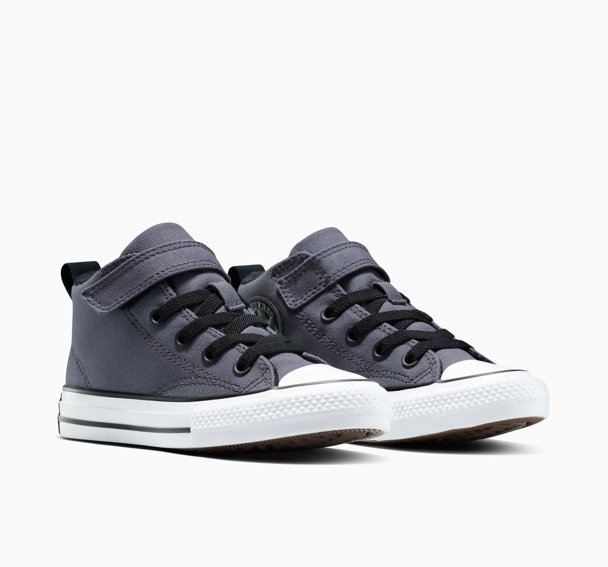 Sneakerboots CONVERSE "CHUCK TAYLOR ALL STAR MALDEN STREET 1V", Damen, Gr. 28, cold stare, weiß, schwarz, Textil, Schuhe Sneakerboots, Winterschuhe, Schnürboots, Sneaker