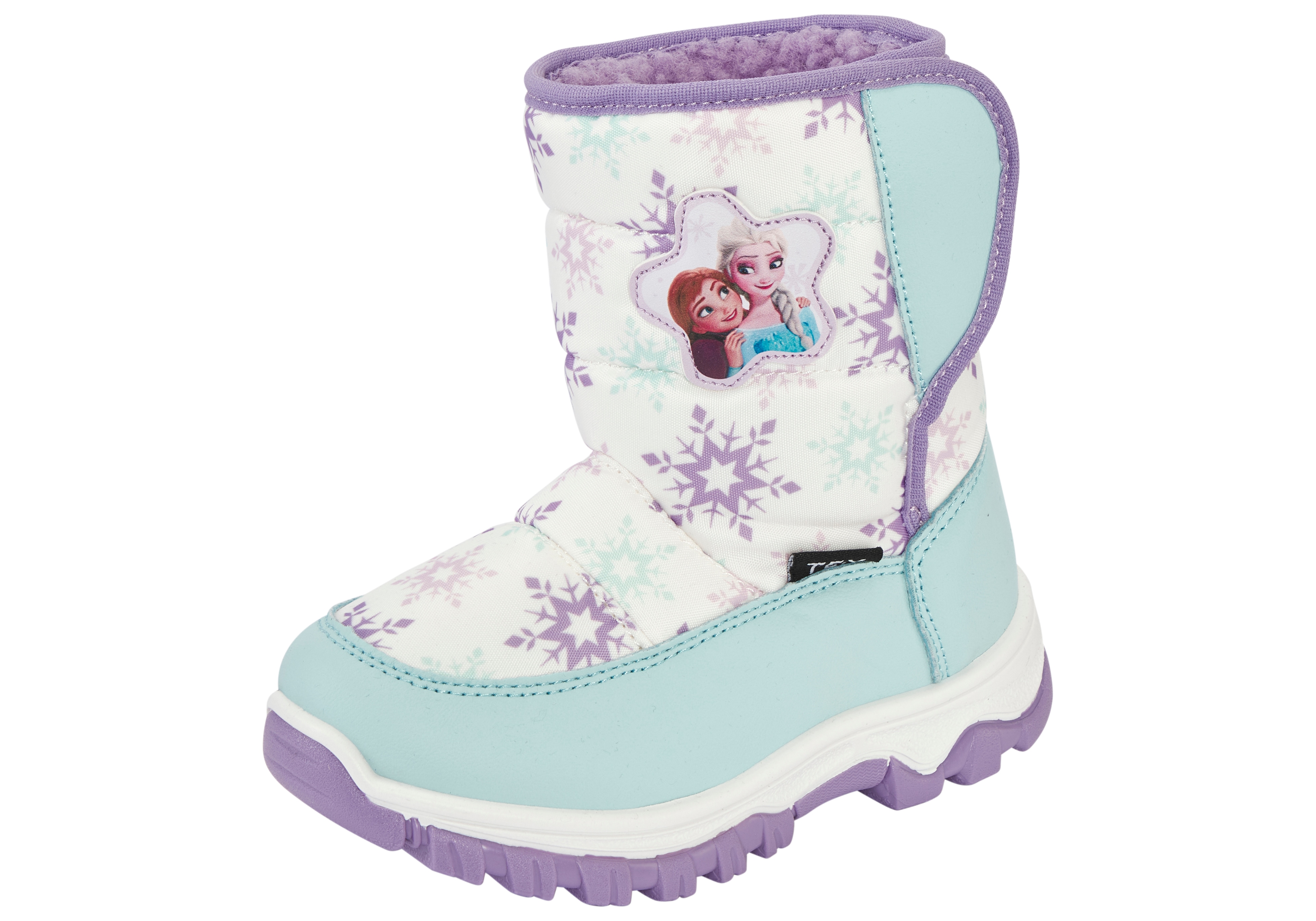 Winterboots DISNEY "FROZEN", Jungen, Gr. 30, lila, Synthetik, Textil, Schuhe Winterboots, Winterschuhe, Winterstiefel, Snowboots, wasserdicht & gefüttert