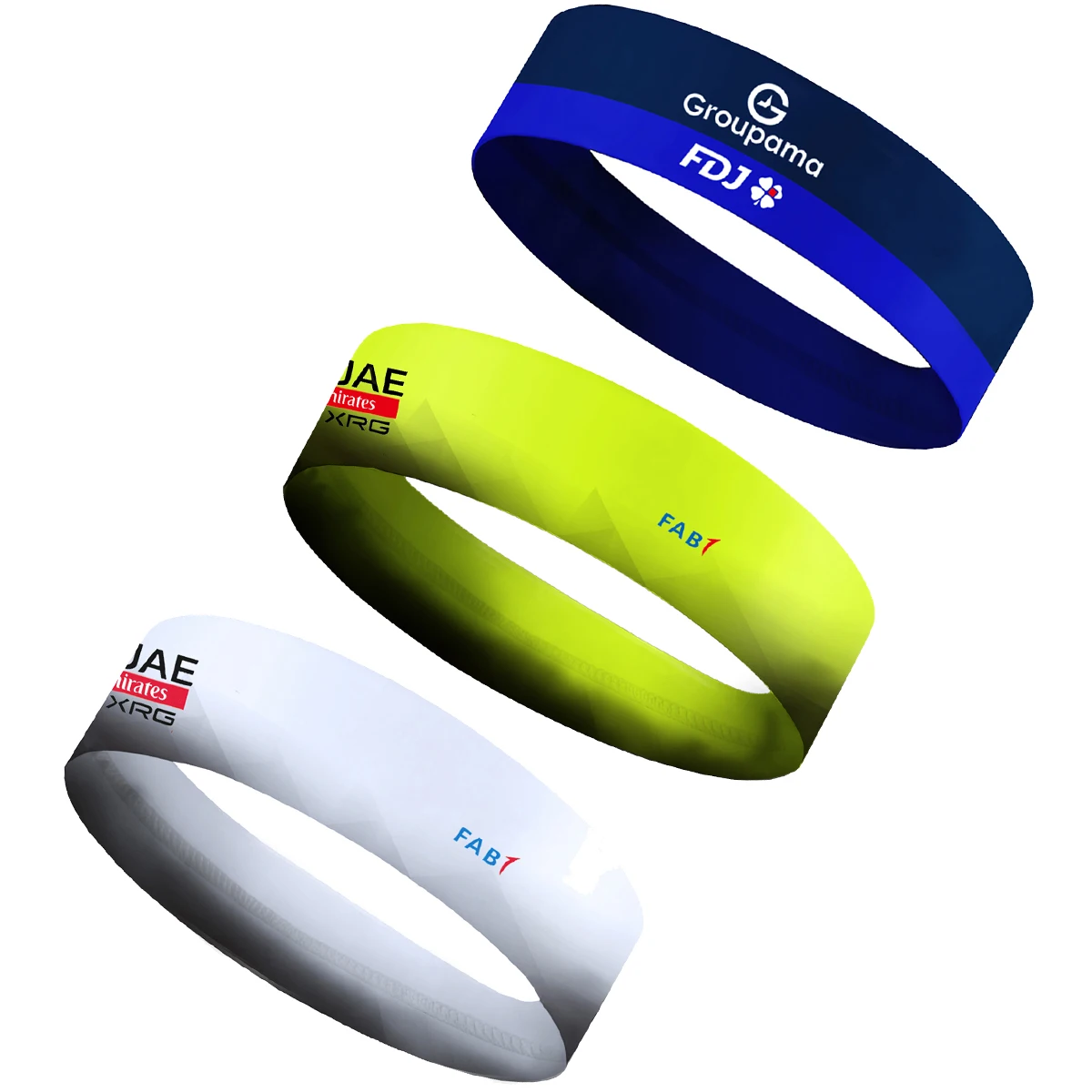 Vollständig Sublimationsbedrucktes Modisches 2026 UAE Sport-Kopftuch Schnelltrocknend FDJ Team Atmungsaktives Unisex Ropa Ciclismo Radsport-Stirnband Image