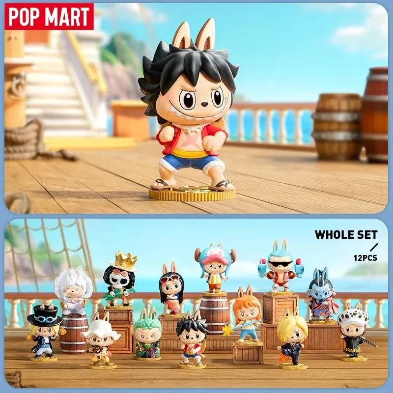POP MART THE MONSTERS X One Piece Serie Blind Box Mystery Box Guess Bag Spielzeug Puppe Niedliche Anime Figur Desktop Ornamente Sammlung