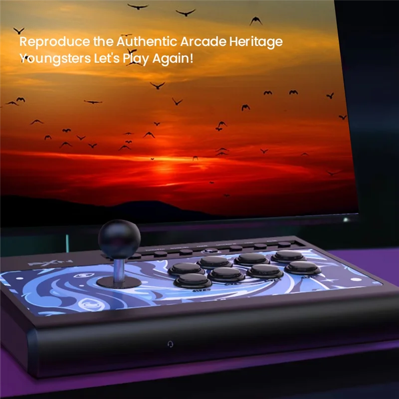Hohe Qualität-PXN-008 Kampf Joystick Arcade Game Controller Kampf Stick Für PS4/PS3/One/Nintendo schalter King Of Fighters