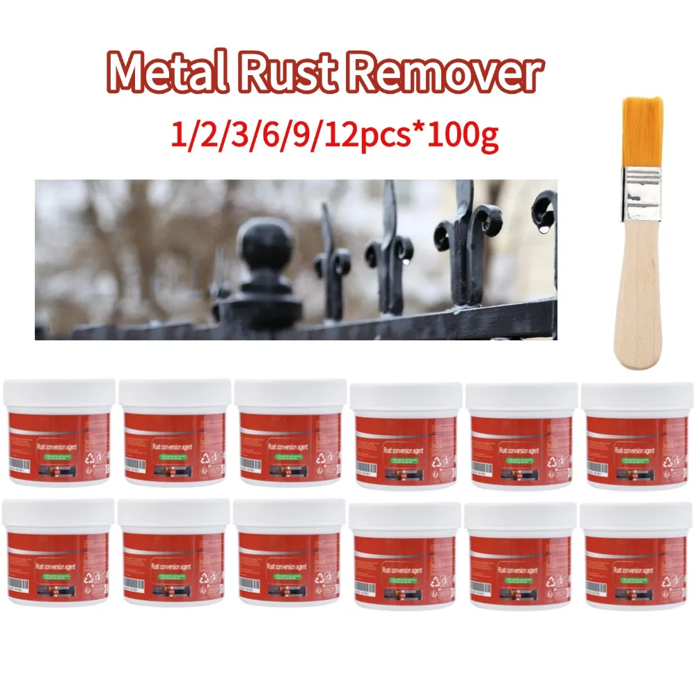 100g Metall Rost Entferner Autolack Metall Umwandlung Mittel Wasserdicht Anti-korrosion Auto Wartung Rost Entfernung Rost Inhibitor Image