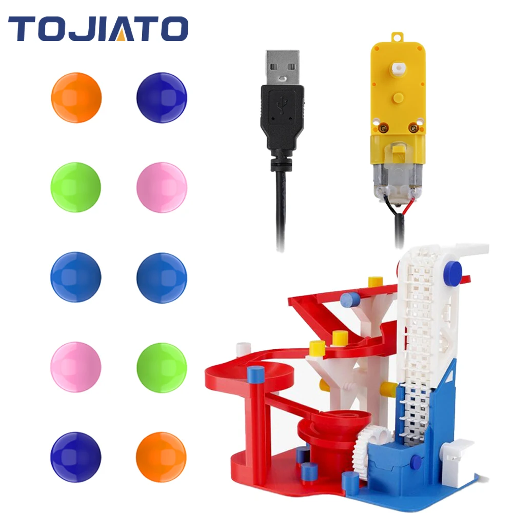 Tojiato MH003 bricolage composant créatif Pinball piste marbre course composants Kit pour Bambu laboratoire faire du monde approvisionnement bricolage modèle jouet cadeaux