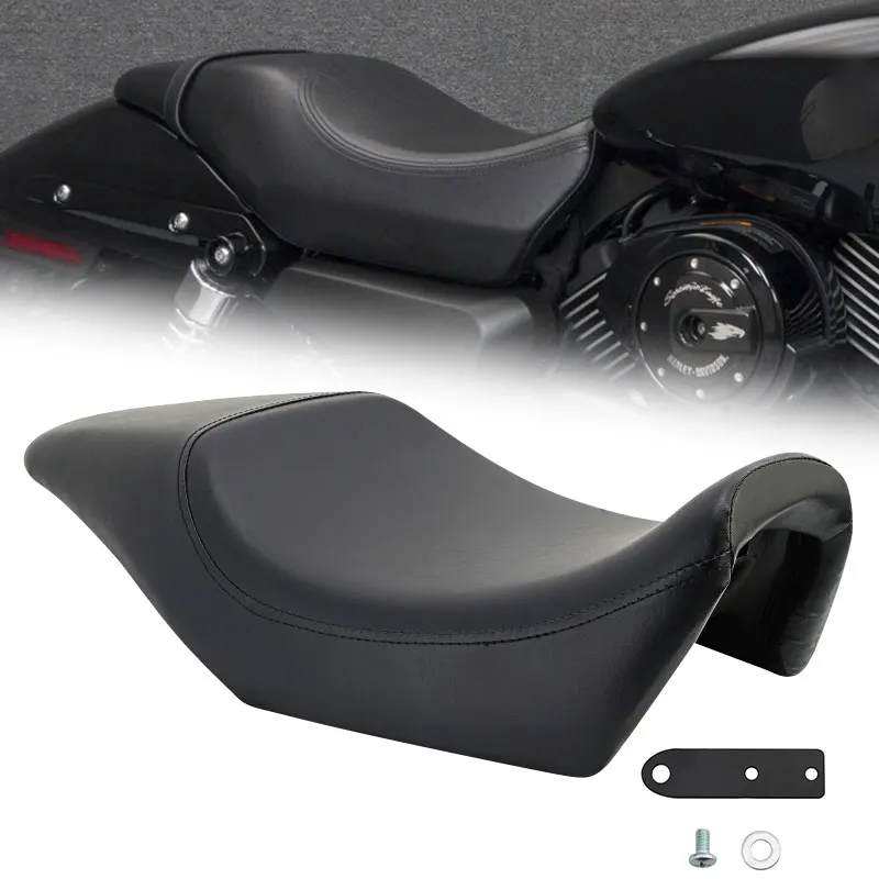 Motorrad Einteiliges Sattelkissen Vorne Fahrer Hinten Beifahrersitzkissen Passend Für Harley Street XG500 XG750 2015-2020 Image