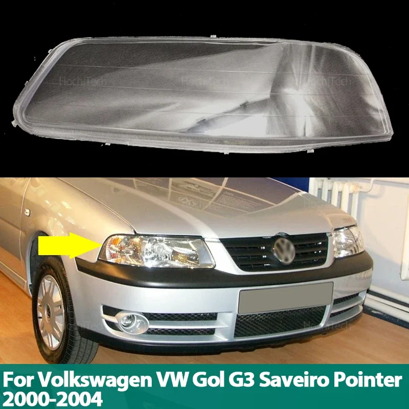 Für Volkswagen VW Gol G3 Saveiro Pointer 2000-2004 Auto Zubehör Ersetzen Transparente Lichter Shell Scheinwerfer Gehäuse Image