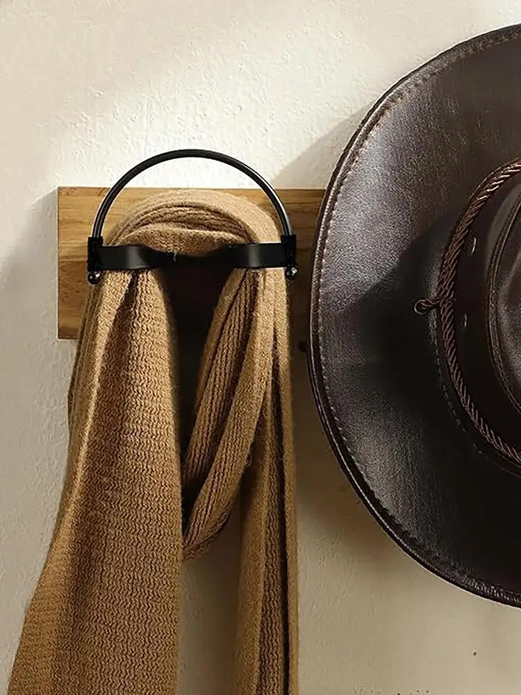 Cowboy Hut Halter Metall Wand Montiert Baseball Hüte Rack Metall Hut Schal Halter Wand Halterung Hüte Rack Jacke Display Rack