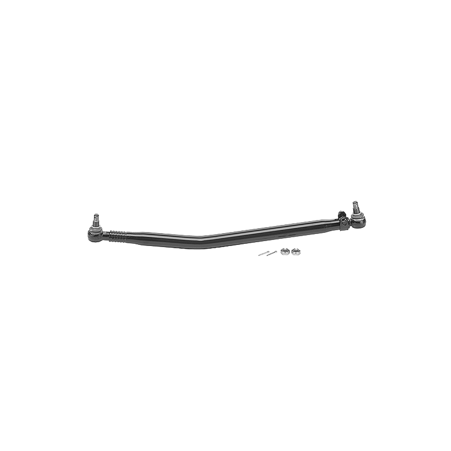 FEBI BILSTEIN Lenkstange ProKit Universal mit Kronenmuttern und Splinten schwarz 52mm für DAF 1385499 1291060 1351734 17419 Image