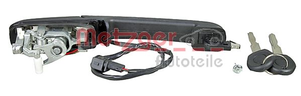 METZGER Türgriff vorne links schwarz für VW 3A0837207C 3A0837207B 2310583 Image