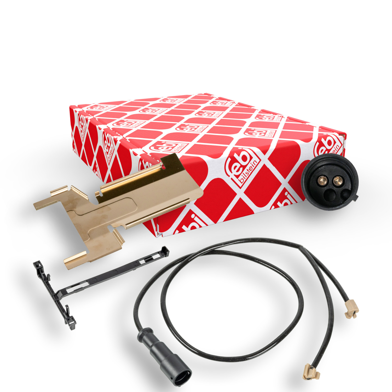 FEBI BILSTEIN Warnkontaktsatz, Bremsbelagverschleiß Universal 2x 174581 Image