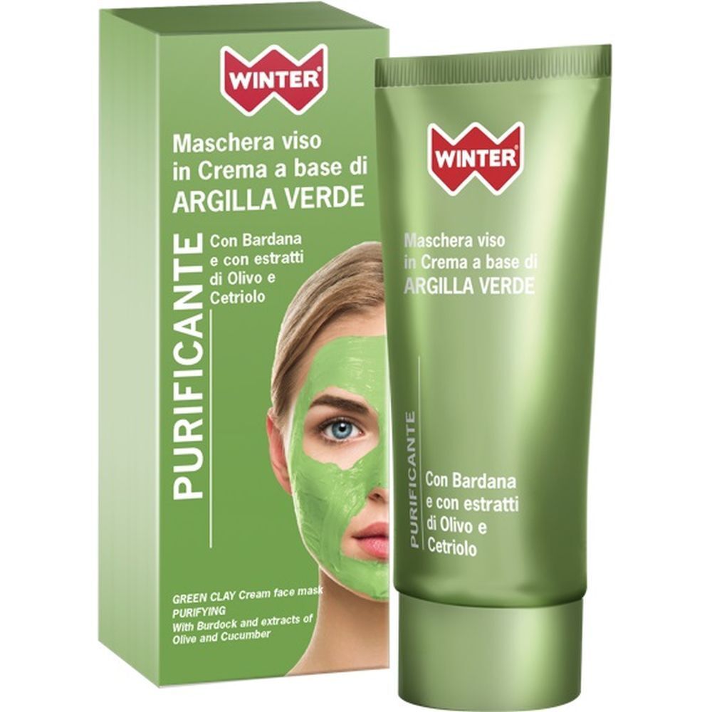 Winter Argilla Verde Purificante Maschera Viso 50 ml viso