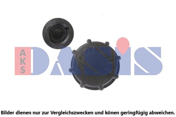 AKS DASIS Verschlussdeckel, Kühlmittelbehälter 751126N Universal schwarz für RENAULT TRUCKS VOLVO 1676319 3979593 7403979593 Image