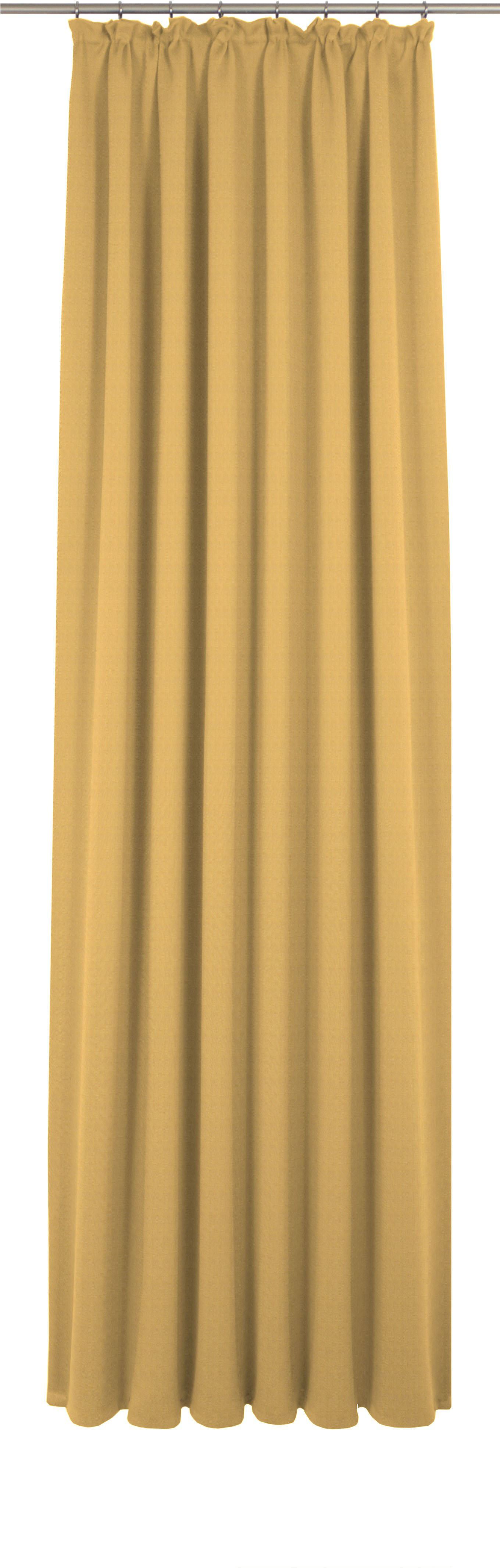 Vorhang ADAM "Uni Collection", gelb, B:142cm H:165cm, Baumwolle (Bio-Baumwolle), Gardinen, aus 100% Bio-Baumwolle Image