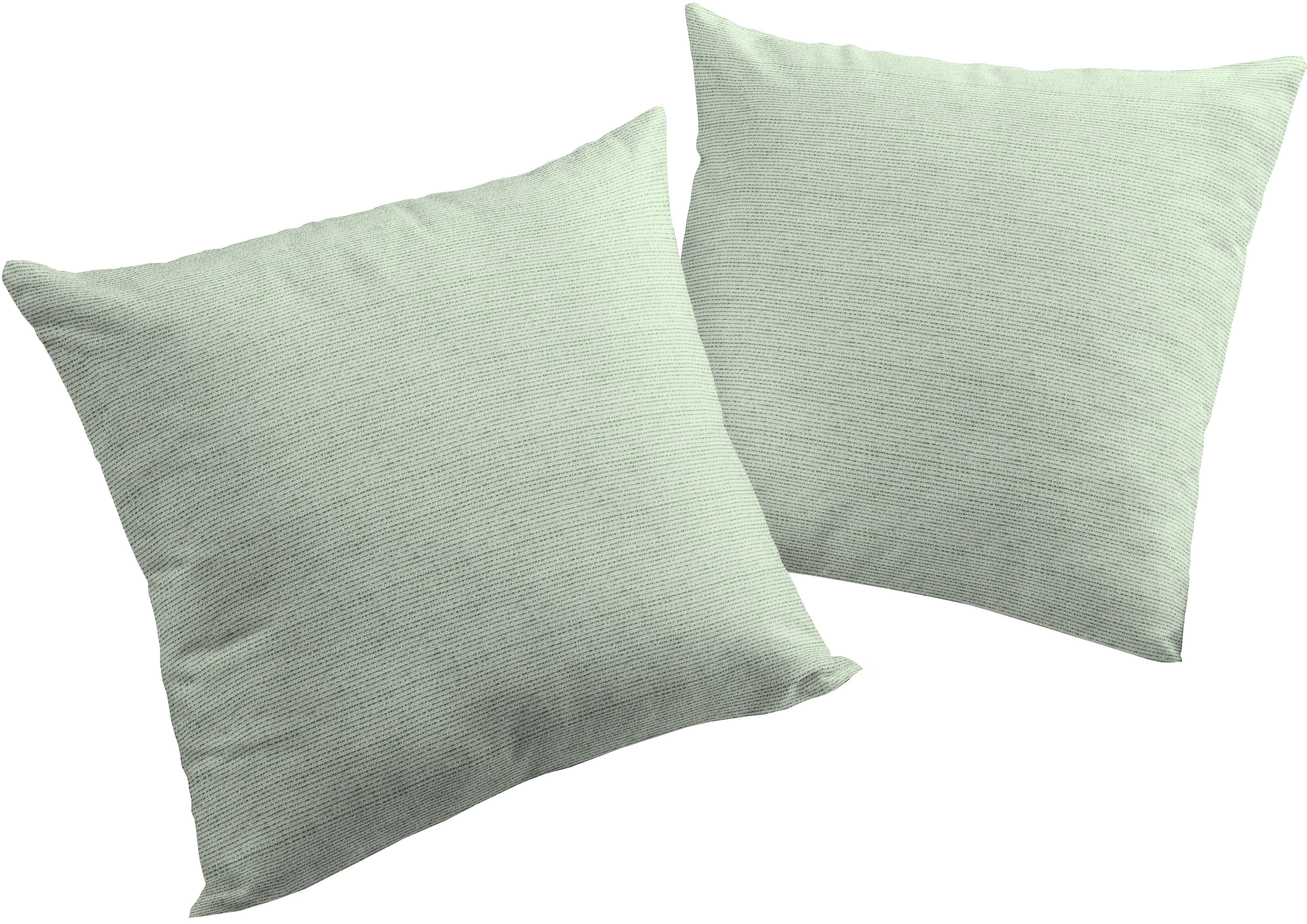 Kissenhülle WIRTH "Berwick" Gr. 1, grün, B:40cm L:40cm, Polyester, Obermaterial: 85% Polyester, 15% Baumwolle, Kissenbezüge Image