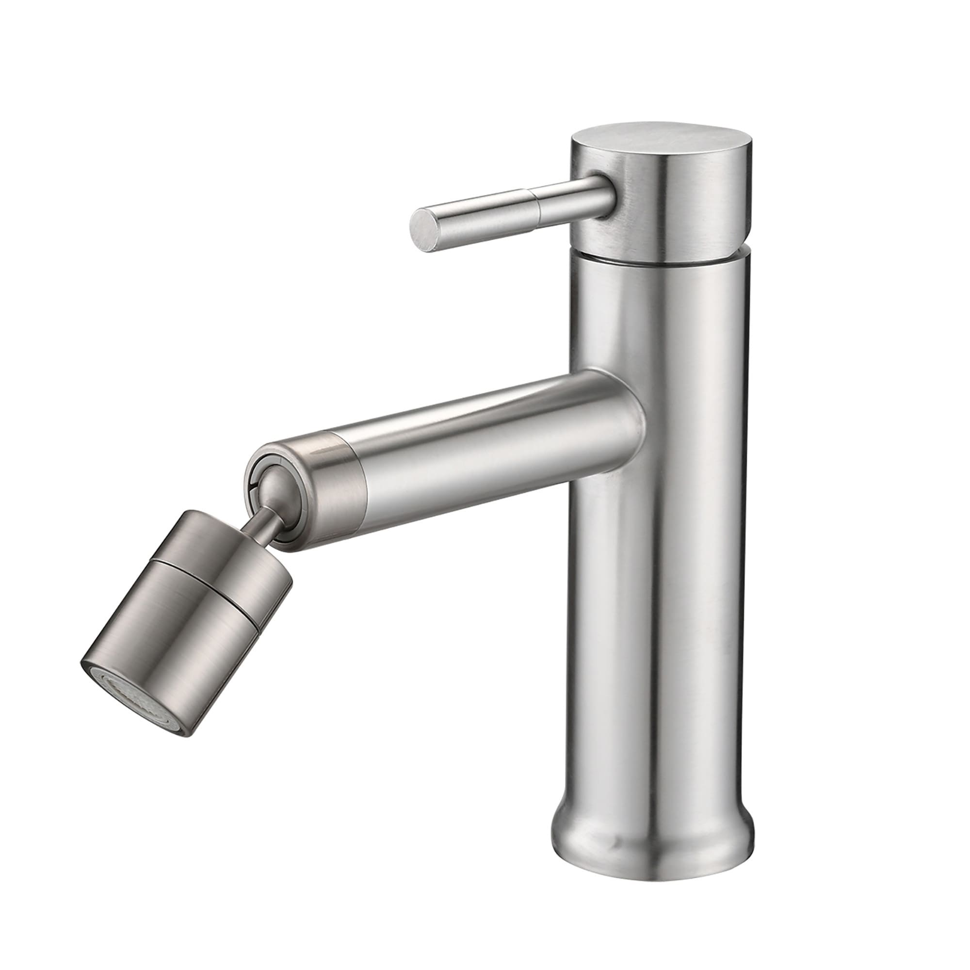 Bathroom Faucet with 360° Rotating Aerator and Dual Water Flow Modes