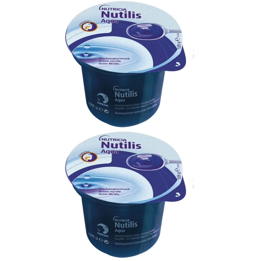 Nutilis Aqua Blaubeergeschmack Creme x2 2x12x125 g Image