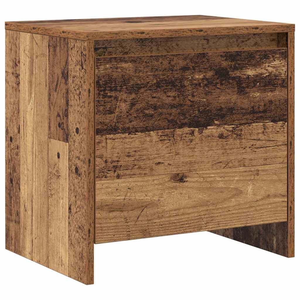 vidaXL Nachttisch Altholz 45 x 34 x 44.5 cm Holzwerkstoff Image
