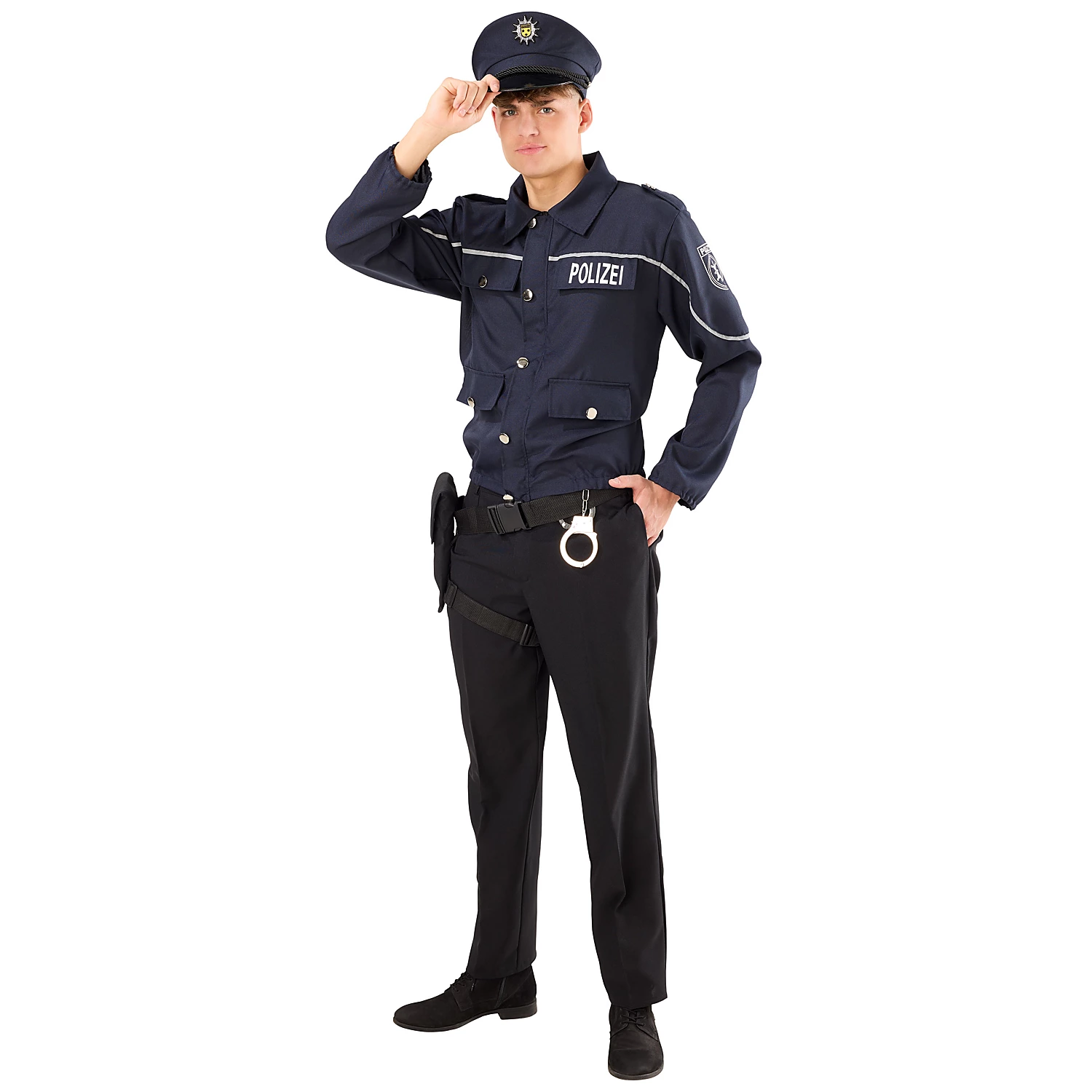 Jacke Polizei unisex, blau Image