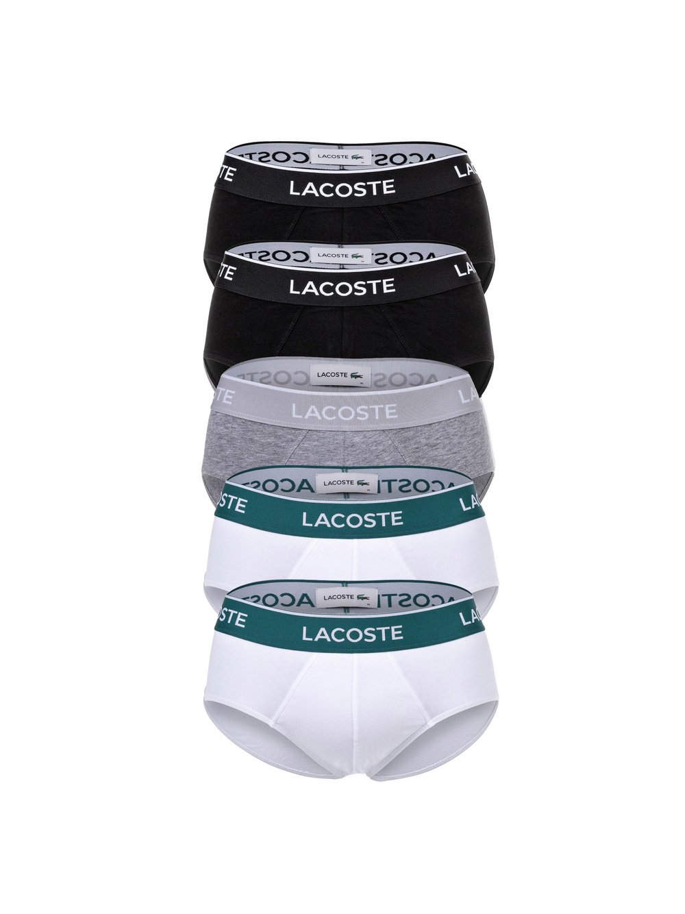 Lacoste Slip 5er Pack Herren mehrfarbig, XXL Image