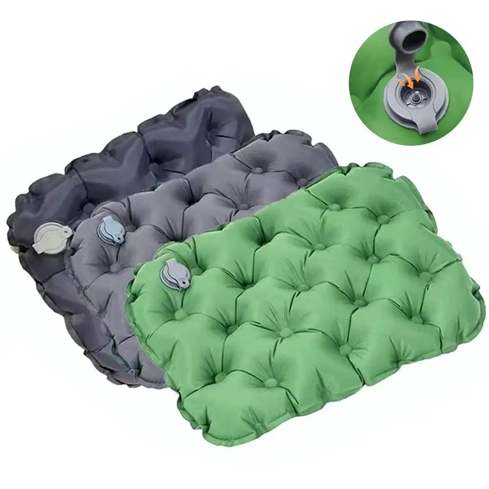 Tragbares aufblasbares Sitzkissen, Outdoor-Camping-Luftkissen, leicht, für Reisen, Feuchtigkeit, wasserdicht, Anti-Druck, Geschwür, Luftmatratze